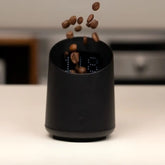 Subminimal Subscale - Digital Coffee Measuring Cup, Invisible LED Display, Touch Activated, USB-C Rechargeable - 400 mAh Battery, IPX-4 Splash Resistant, BLACK