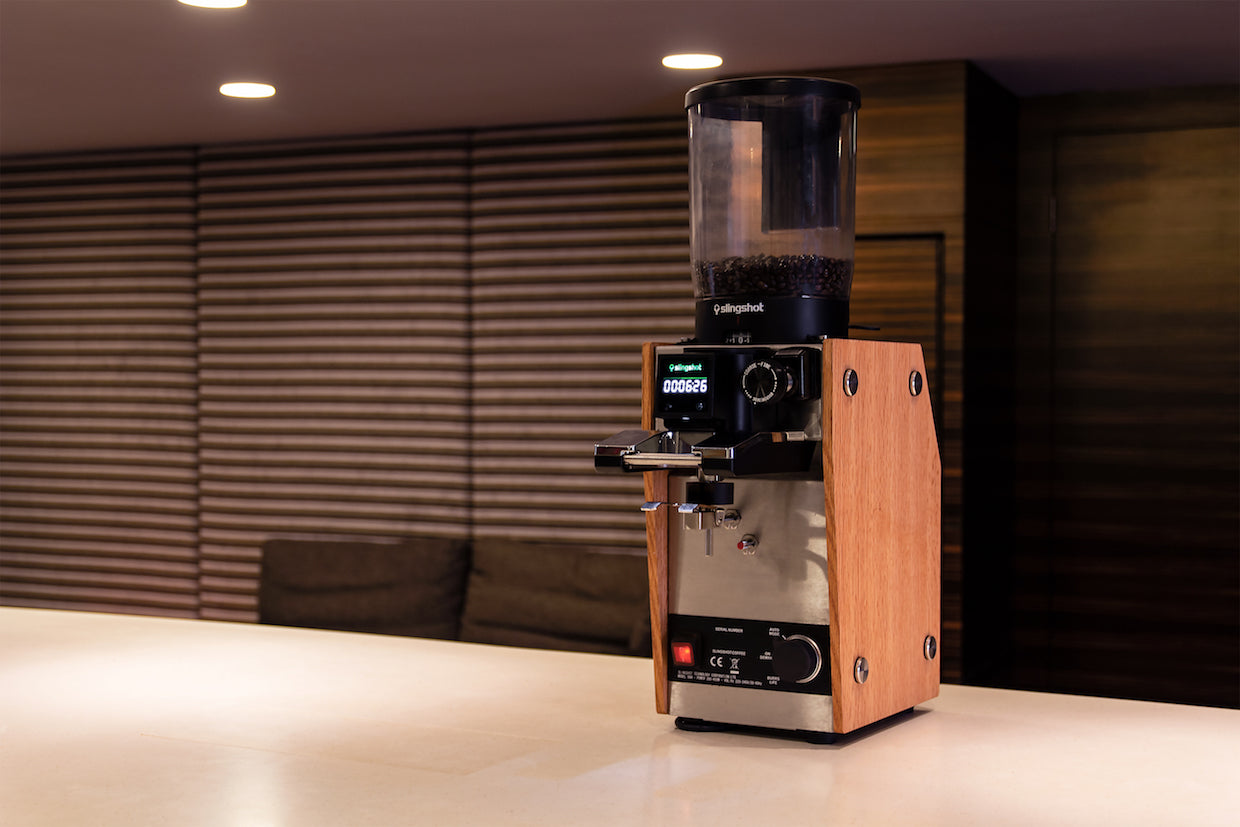 Slingshot S64 espresso grinder