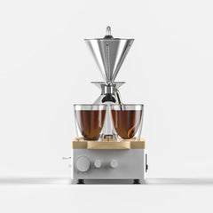 Joy Resolve Barisieur Grande (2 - Cup) - Tea & Coffee Brewing Alarm Clock Premium Coffee Machine, EU Plug, 220-240 V,