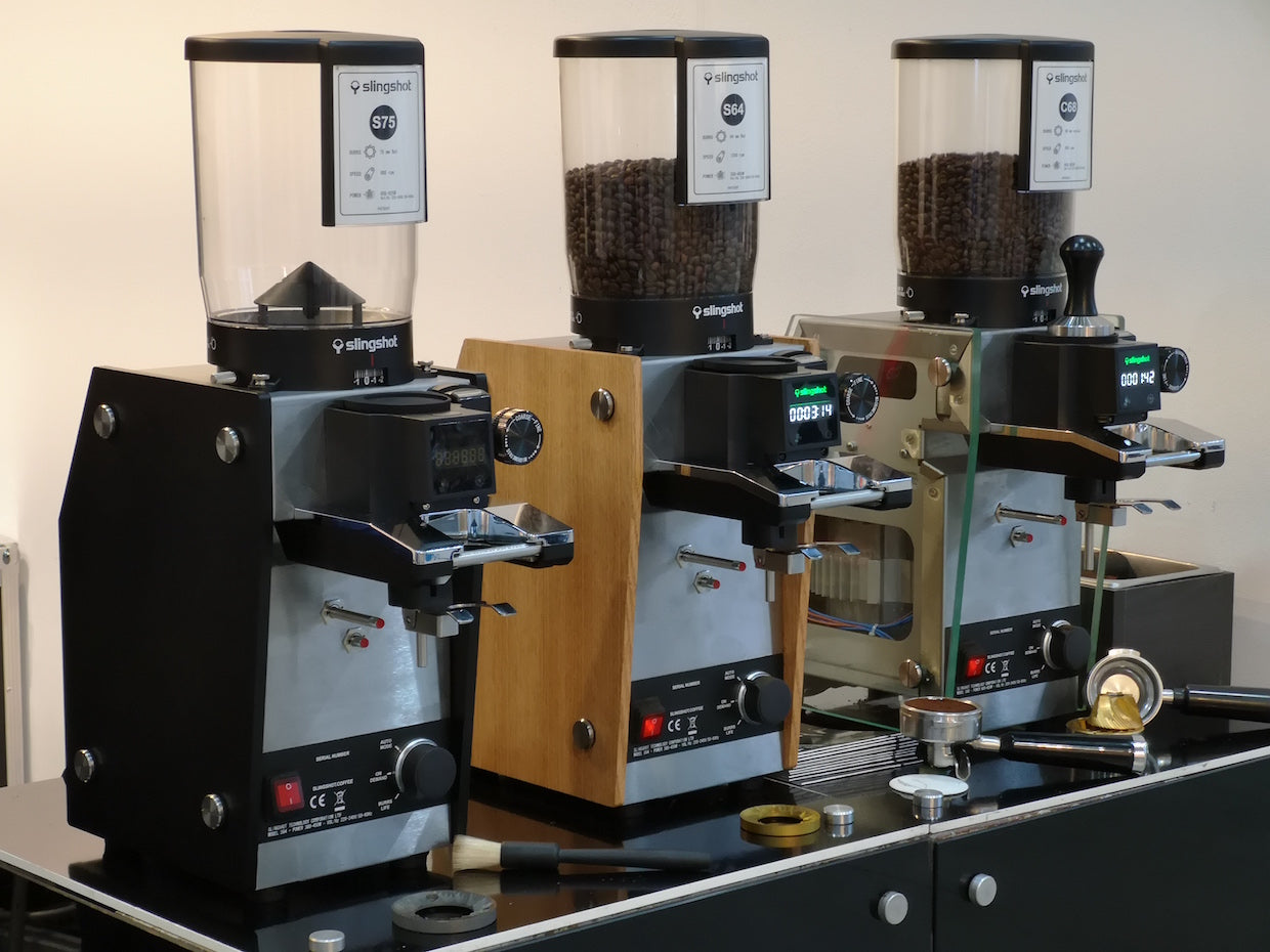 Slingshot S64 espresso grinder