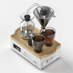 Joy Resolve Barisieur Grande (2 - Cup) - Tea & Coffee Brewing Alarm Clock Premium Coffee Machine, EU Plug, 220-240 V,