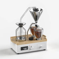 Joy Resolve Barisieur Grande (2 - Cup) - Tea & Coffee Brewing Alarm Clock Premium Coffee Machine, EU Plug, 220-240 V,