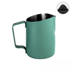 WPM #06 Round Spout Espresso Steaming Milk Frothing Pitcher | Stainless Steel | Milk Jug & Barista Tools for Cappuccino & Latte Art, For Amateurs, Professionals & Coffee Lover, 450 ML