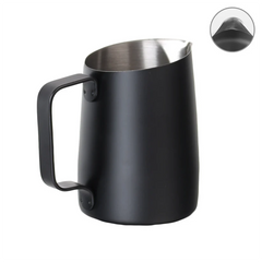 WPM #09 Wide Spout Espresso Steaming Milk Frothing Pitcher | Stainless Steel | Milk Jug & Barista Tool for Cappuccino & Latte, Amateurs, Professionals & Coffee Lover, 650 ML
