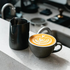 WPM KIMERA Tri-Spout Handleless Espresso Steaming Milk Frothing Pitcher | Stainless Steel | Milk Jug & Barista Tool for Cappuccino & Latte, Amateurs, Professionals & Coffee Lover, 500 ML