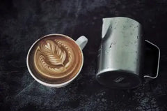 WPM #21 Round Tapered Spout Espresso Steaming Milk Frothing Pitcher | Stainless Steel | Milk Jug & Barista Tool for Cappuccino & Latte, Amateurs, Professionals & Coffee Lover, 500 ML, Brushed Steel