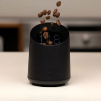 Subminimal Subscale - Digital Coffee Measuring Cup, Invisible LED Display, Touch Activated, USB-C Rechargeable - 400 mAh Battery, IPX-4 Splash Resistant, BLACK