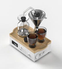 Joy Resolve Barisieur Grande (2 - Cup) - Tea & Coffee Brewing Alarm Clock Premium Coffee Machine, EU Plug, 220-240 V,