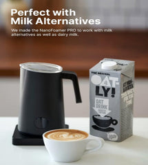 Subminimal NanoFoamer Pro GEN-1, 220 ML Automatic Hands-free Hot & Cold Milk Microfoam Maker, 400W, Black