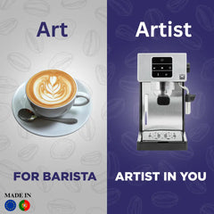 Briel A3 Espresso Coffee Machine with Cream Filter and Cappuccino Steamer