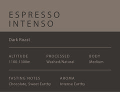 Espresso Intenso - 80% Arabica / 20% Robusta