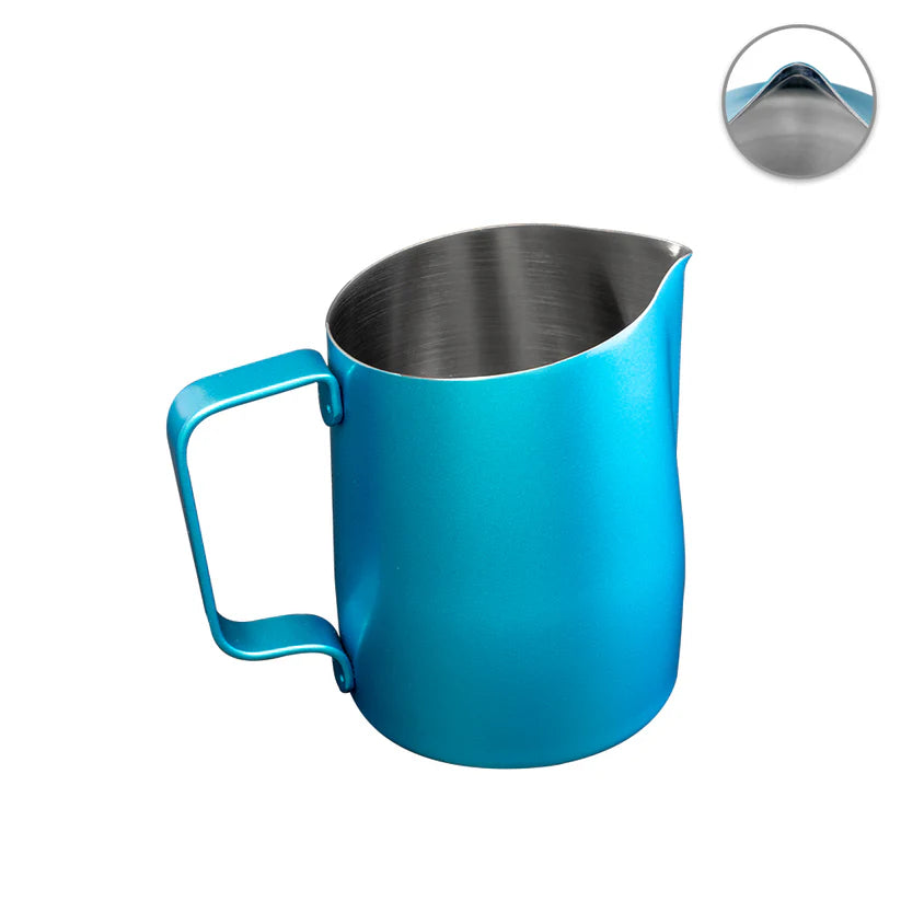 WPM #16 Long Sharp Spout Espresso Steaming Milk Frothing Pitcher | Stainless Steel | Milk Jug & Barista Tools for Cappuccino & Latte Art, For Amateurs, Professionals & Coffee Lover, 500 ML