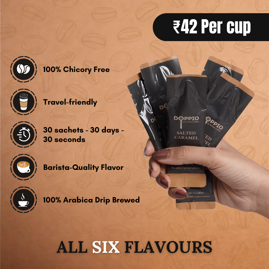 Doppio - All Six Flavors (30 Sachets)