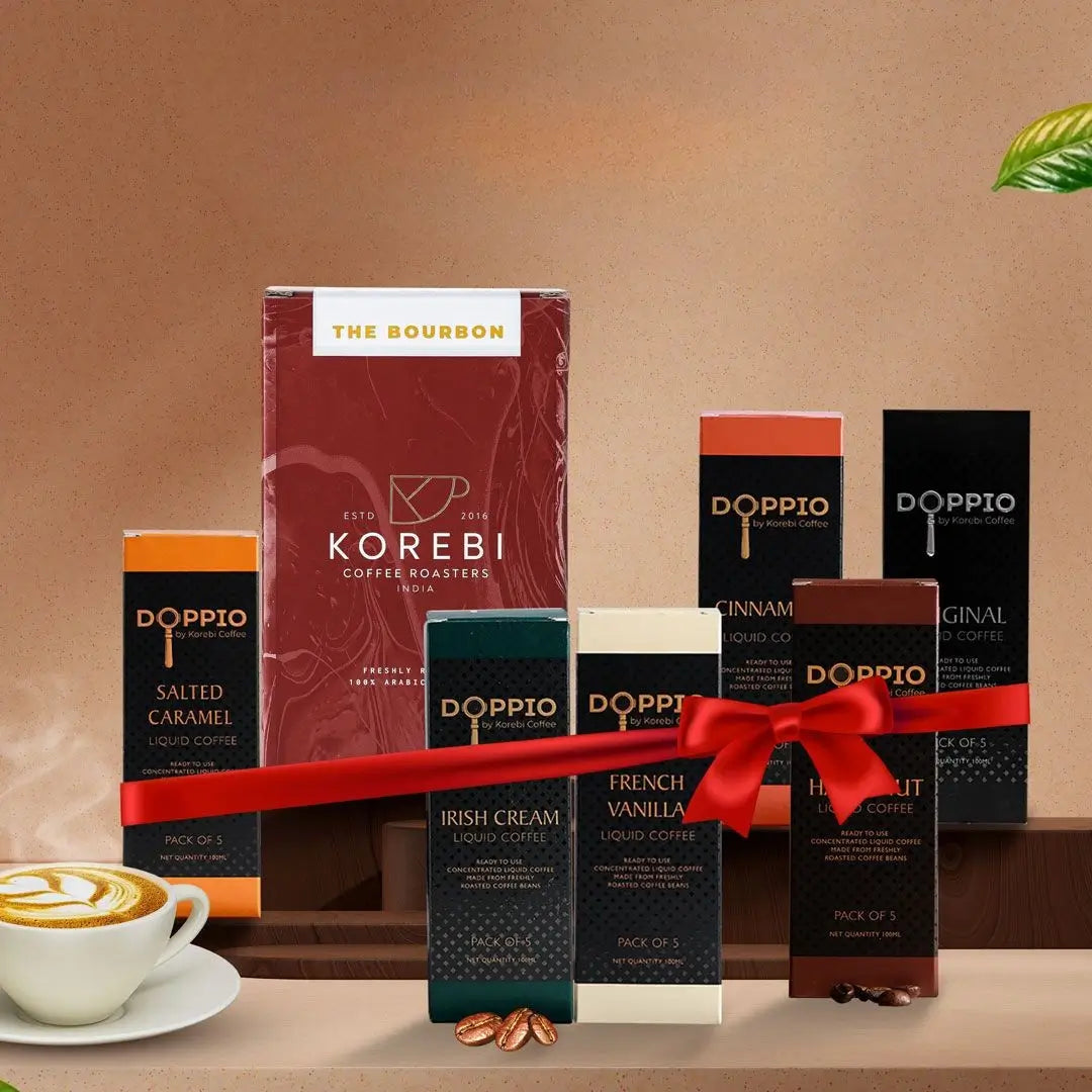 The Bourbon + Doppio Liquid Coffee All Six Flavors