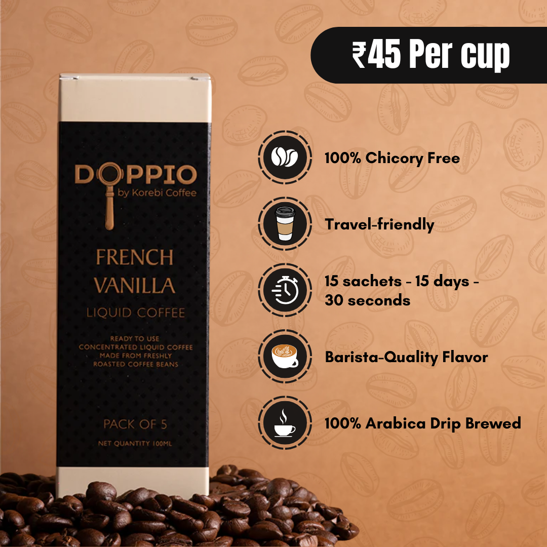 French Vanilla - Doppio Liquid Coffee Concentrate