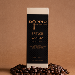 French Vanilla - Doppio Liquid Coffee Concentrate (Pack of 30 Sachets)