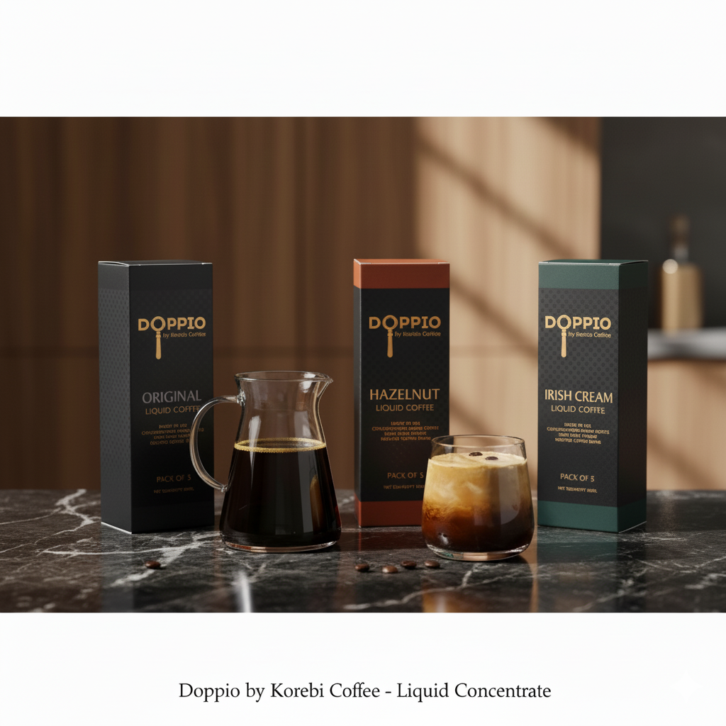 Doppio Signature Liquid Coffee Combo - Hazelnut, Irish Cream & Original