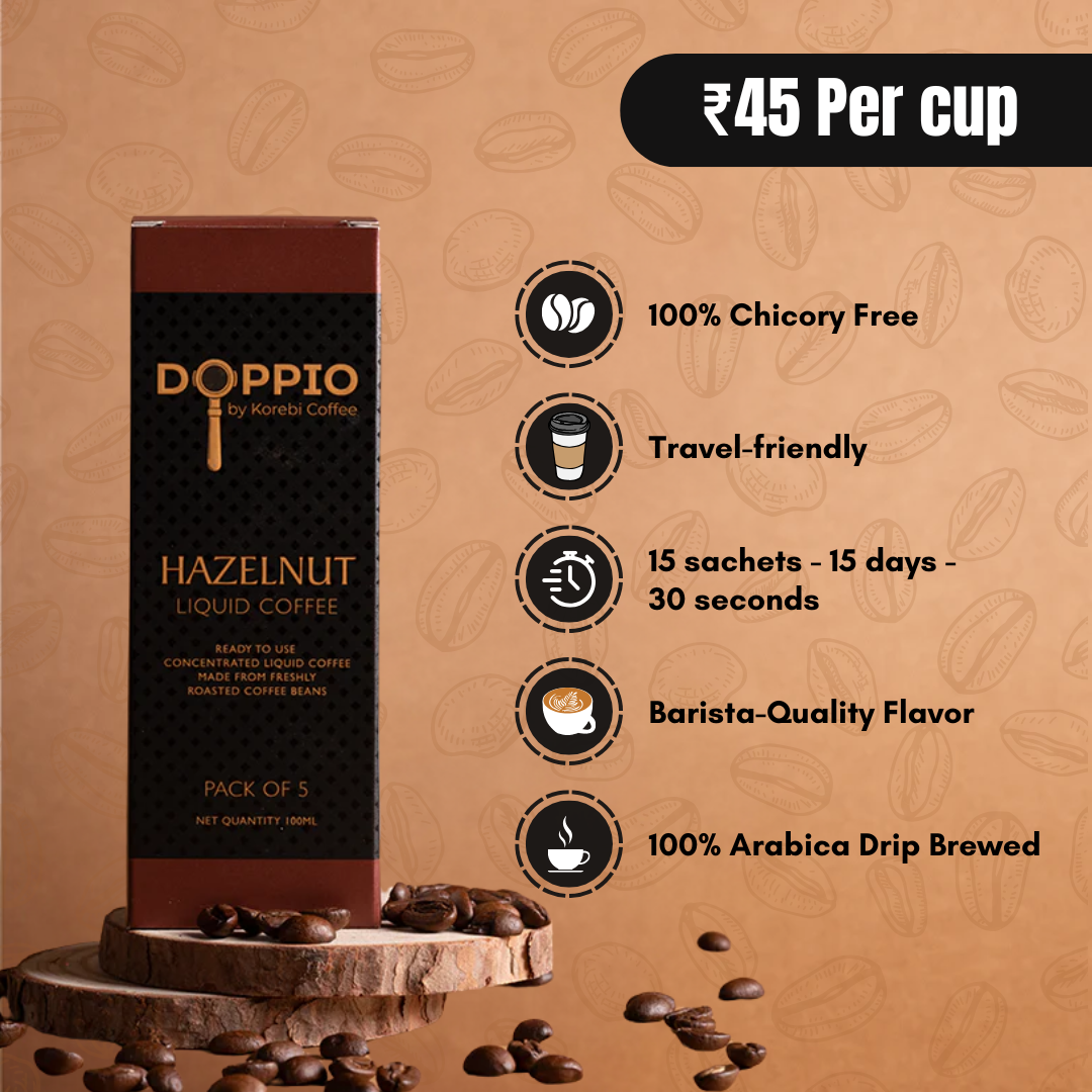 Hazelnut - Doppio Instant Liquid Coffee Concentrate