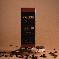 Hazelnut - Doppio Instant Liquid Coffee Concentrate (Pack of 30 Sachets)