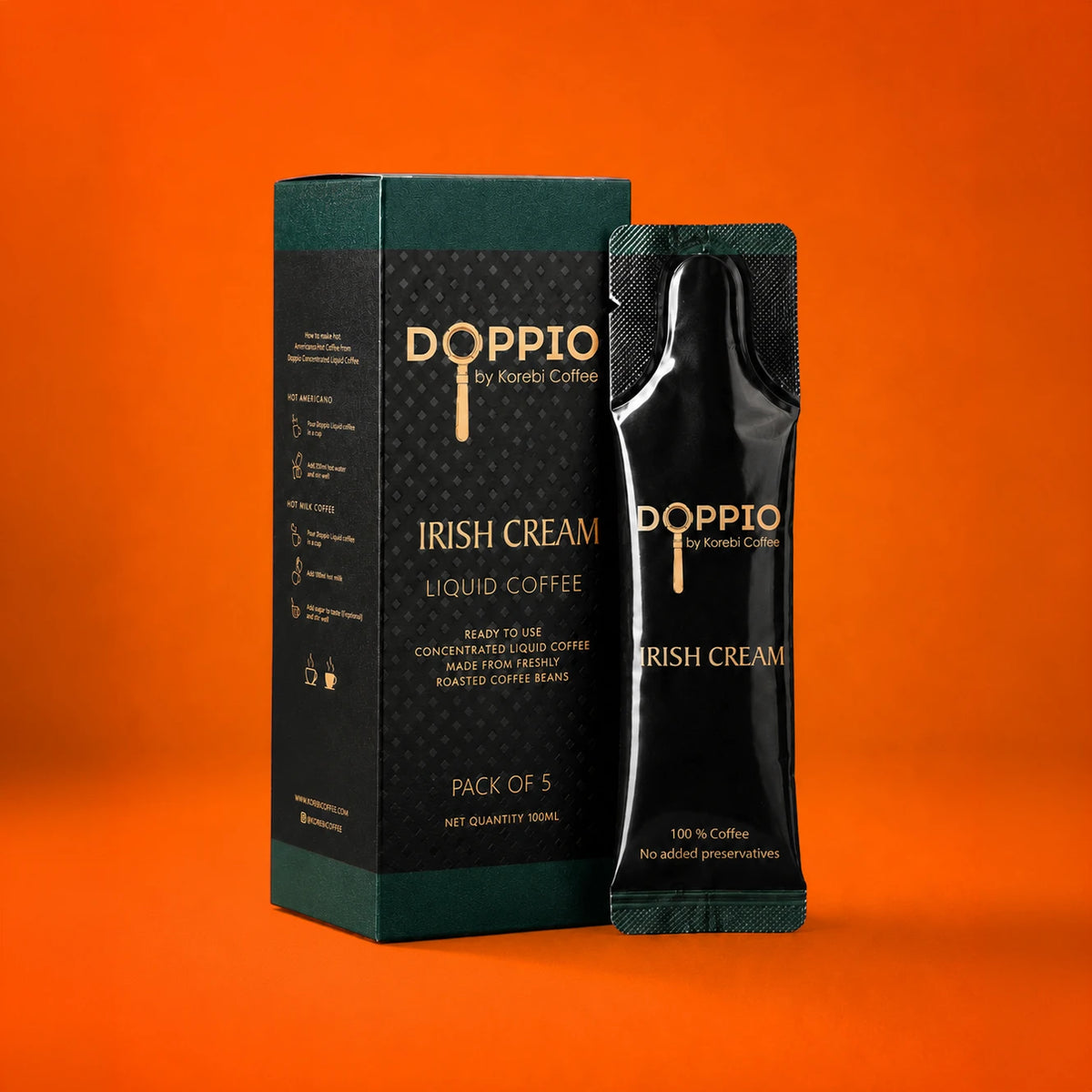 Irish Cream - Doppio Instant Liquid Coffee Concentrate