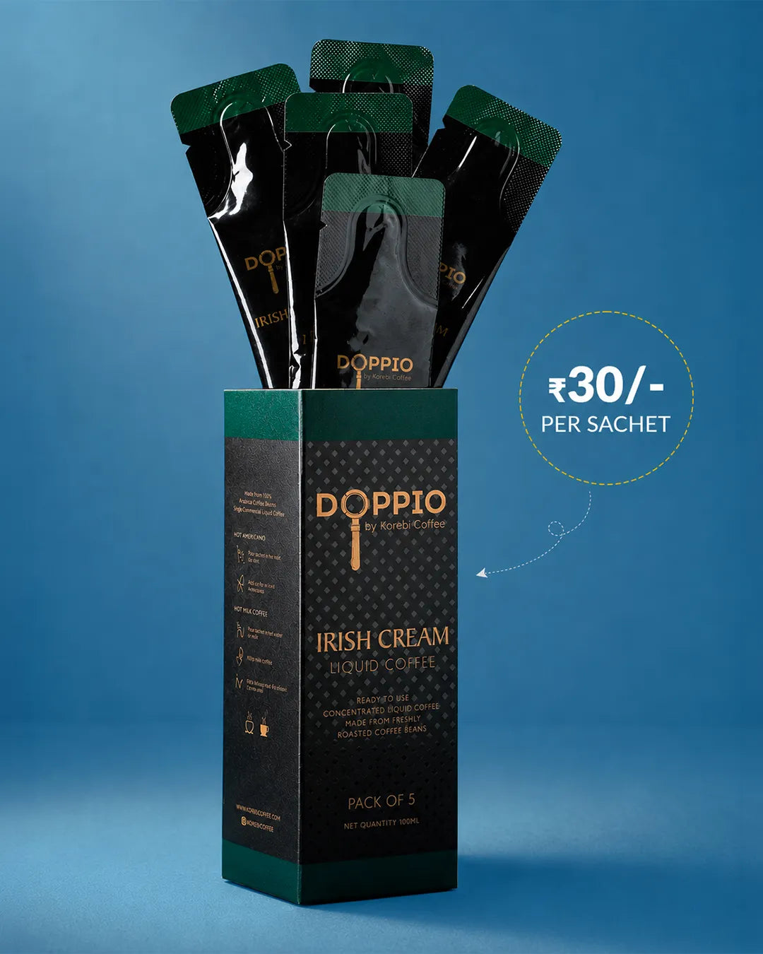 Irish Cream - Doppio Instant Liquid Coffee Concentrate