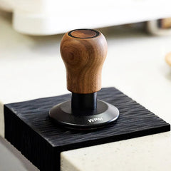 WPM Spring Loaded Tamper with Wooden Handle (58mm)