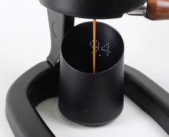 Subminimal Subscale - Digital Coffee Measuring Cup, Invisible LED Display, Touch Activated, USB-C Rechargeable - 400 mAh Battery, IPX-4 Splash Resistant, BLACK